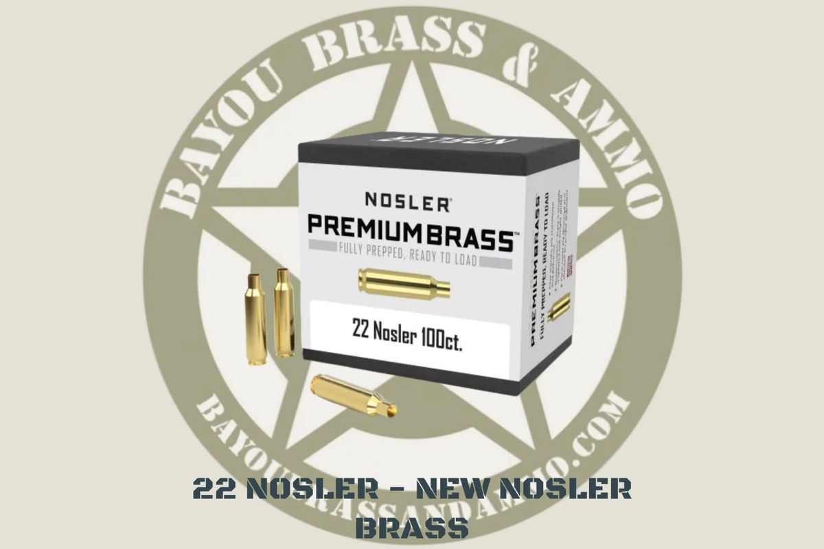 22 Nosler Brass